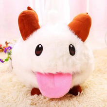 25 см милые игры League of Legends PUAL из серии «LOL Limited Poro плюшевые игрушки Kawaii Плюшевые куклы белый Мышь детская игрушка из мультика TL0127 2024 - купить недорого