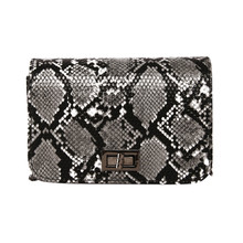 snake printed handbag women crossbody bags Fashion Women Tassel Snake Printing Zipper Messenger Bag HnadBag Shoulder Bag#3 2024 - buy cheap