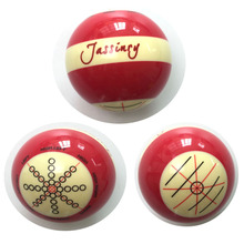 2017 New Jassinry Red Billiard Training ball 1pc Professional Design Pool game 5.72cm CUE balls for billiards Coach Bola balls 2024 - buy cheap