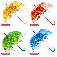 New Long Handle Transparent Umbrella Creative Semi-Automatic Rainy Umbrella Women Outdoor Rain Protection Mum 8 Ribs Paraguas 2024 - buy cheap