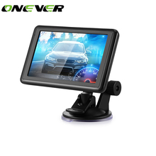 Onever-navegador GPS para coche y camión, 5 pulgadas, 8GB de ROM, pantalla capacitiva, transmisión táctil de FM, tarjeta TF, vídeo, MP3 Play, mapa de la UE y Rusia 2024 - compra barato