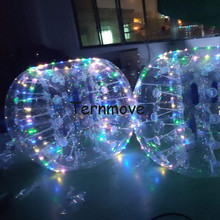 led lighting body bubble Ball,air bumper ball,human play PVC inflatable bubble soccer balls suit and crazy loopy balles 2024 - buy cheap