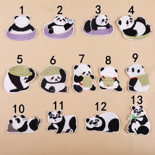 Embroidery cloth stickers patch badges cartoon DIY cute little panda patch sewing ironing clothing accessories clothes stickers 2024 - buy cheap