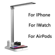 Multifunction Table Lamp QI Wireless Charger Dock For Apple Watch 2 3 4 series AirPods IPhone 8Plus X XR XS 11 Pro Fast Charging 2024 - buy cheap