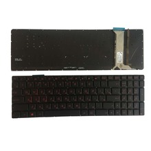 Клавиатура для ноутбука ASUS GL752, GL752V, GL752VL, GL752VW, GL752VWM, ZX70, ZX70VW, G58, G58JM, G58JW, G58VW, Русская раскладка с подсветкой 2024 - купить недорого