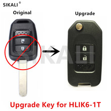 SIKALI Upgrade Remote Key fit for Honda HLIK6-1T Civic Accord City CR-V Jazz XR-V Vezel HR-V FRV 433Mhz 47 Chip 2024 - buy cheap