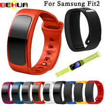 Watch band Luxury sport Silicone Watch Replacement wrist Band bracelet Strap For Samsung Gear Fit 2 SM-R360 Fit2 PRO Wristband 2024 - buy cheap