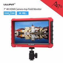 Lilliput A7s 4K монитор 7 дюймов HD IPS экран 500cd/m2 полевой монитор камеры 4K HDMI видео для Nikon Canon Sony Fujifilm DSLR 2024 - купить недорого
