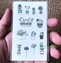 Waterproof Temporary Tattoo sticker small Stroke sketch Potted plants tatto stickers flash tatoo fake tattoos for kid girl child 2024 - buy cheap