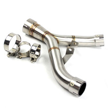 Motorcycle Exhaust Middle Link Connect Tube Modified For Kawasaki Z1000 Ninja 1000 2010 11 12 13 14 2015 2016 2017 2018 Year 2024 - buy cheap