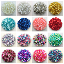 4~10mm 15g Mix Size No Hole ABS Imitation Pearls Round Beads DIY Bracelet Earrings Charms Necklace Beads For Jewelry Making 2024 - buy cheap
