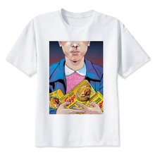 2019 New Stranger Things T-shirt Summer Fashion T Shirt Men High Quality T Shirt Casual Eleven O-Neck Male Men Top Tees Tshirt 2024 - compre barato