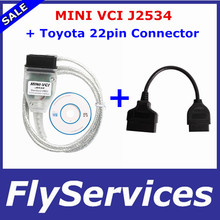 For Toyota Mini VCI V12.20.024 With FTDI FT232RL Chip Scanner For Toyota Tis Techstream + For Toyota 22pin OBD2 Diagnostic Tool 2024 - buy cheap