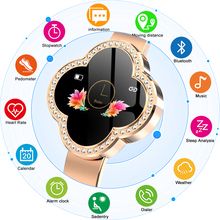 Фитнес-трекер CHENXI S6, женские умные часы золотого цвета, IP67 водонепроницаемый браслет, пульсометр, спортивный браслет 2024 - купить недорого