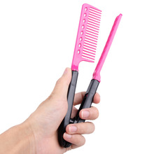 V Type Hair Combs Professional Hair Straightener Comb DIY Salon Haircut Hairdressing Styling Tool Salon Anti-static Combs Brush 2024 - buy cheap