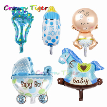 baby hat toy 5pc Cute cartoon Baby Boys Girls birthday Balloons Stroller Funny infant Kids classic Toys for Birthday decor Gift 2024 - buy cheap