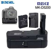 Meike MK-D5200 Vertical Camera Muti-Power Battery Grip Holder Pack for Nikon D5200 DSLR with EN-EL14 Battery + charger 2024 - buy cheap