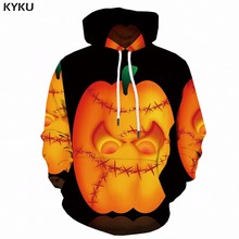KYKU Hoodies Homens Moletom 3d Impressão Capuz de Abóbora do Dia Das Bruxas Cosplay Moletons Anime Gothic Mens Roupas Streetwear Com Capuz 2024 - compre barato