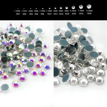 AAAA+ SS6 SS10 SS16 SS20 SS30 SS34 SS40 Crystal AB Clear DMC Hotfix Rhinestones Iron on flatback glass for Dress Nail Clothing 2024 - buy cheap