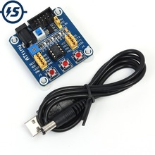 Attiny13 AVR Development Board Learning Experiment LED Board Develop Test Module with USB Power Cable For Learning Board 2024 - buy cheap