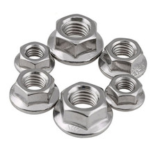 2pcs M16 Flange nut Hexagon Non-slip mat screw cap Lock nuts 304 stainless steel 2024 - buy cheap