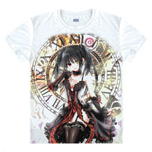 Date A Live T-Shirt Yoshino Shirt colorful T shirts Anime Accessories awesome shirt Print Womens T-Shirts Cosplay Anime cute A 2024 - buy cheap