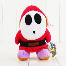 16cm Super Mario Bros Plush Toys Shy Boy Soft Stuffed Plush Doll Action Figures Toys Kids Gifts 2024 - buy cheap