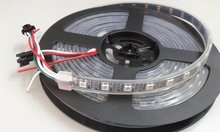 Change Color rgb LED Strip WS2812B ic DC5V 60pixels/M 60IC/M IP67 Waterproof rgb led tape SMD 5050 flexible led ribbon 2024 - buy cheap