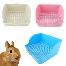 1Pc Pet Cat Rabbit Toilet Mesh Square Potty Trainer Rat Hamster Corner Litter Box cleaning Training Tray For Small Animal Pets 2024 - купить недорого