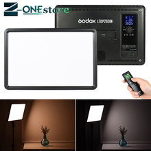 GODOX-Panel de luz de vídeo LED, KIT de batería para cámara Digital DSLR, estudio de fotografía, LEDP260C, ultradelgado, 30W 2024 - compra barato