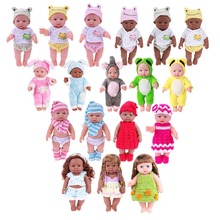 Newborn Black White Reborn Doll Baby Simulation Soft Vinyl Children Lifelike Dolls Girls Pretend Play Toys for Birthday Gift 2024 - buy cheap