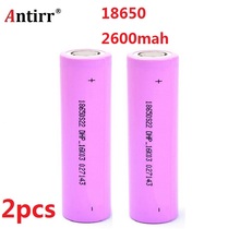 2 pieces antirr battery Free shipping Wholesale 100% Authentic ICR18650 26F li-ion 3.7v 2600 mah 18650 3.7v li-ion battery 2024 - buy cheap