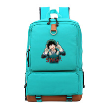 Midoriya Izuku Cosplay Women Backpack My Hero Academia School Bags Anime Bookbag Unisex Travel Backpack Canvas Laptop Bagpack 2024 - buy cheap