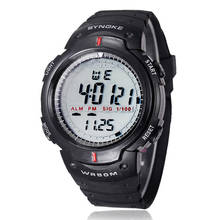 Fashion Men Sport Watches SYNOKE Brand LED Electronic Digital Watch Life Waterproof Outdoor Dress Wristwatches Military Watch 2024 - buy cheap