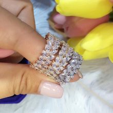 Женское кольцо с оливковой веткой, длинное свадебное кольцо с фианитом, вечерние ювелирные изделия, GL001 2024 - купить недорого