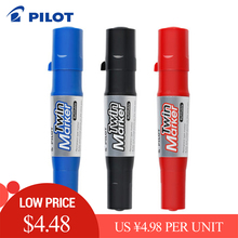 PILOT MFN-15FB-marcador oleoso de doble cabezal, marcador oleoso de gran capacidad, color azul, negro y rojo 2024 - compra barato