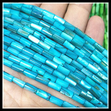 100pcs nature shell beads mother of pearl strings size 4x8mm long drum shapes 2 strings free shipping for diy beads bracelets 2024 - buy cheap