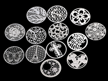 Wholesale 20pcs/lot 22MM Round Hollow Floating Window Plates Fit For 30mm Glass Magnetic Memory Locket 2024 - buy cheap