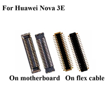 5PCS Dock Connector Micro USB Charging Port FPC connector For huawei nova 3e 3 e  logic on motherboard mainboard nova3E 2024 - buy cheap