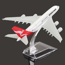 Avión de escala 1/400 Airbus A380 Spirit of Australia Qantas 16cm modelo plano de aleación juguetes para niños colección de regalo 2024 - compra barato