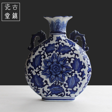 Jingdezhen ceramic vase ornaments Chinese living room antique blue and white porcelain hand-painted home furnishings decoration 2024 - buy cheap