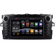 2 ГБ + 16 Гб 2DIN сенсорный экран 1024*600 Android 7,1 автомобильный DVD GPS для Toyota Auris Радио стерео с 3G WIFI GPS бесплатные карты 2024 - купить недорого