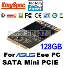 Kingspec Mini PCIE SATA III SATA II SSD 128GB Solid State Drives Hard Drive For ASUS Eee PC S101 900 901 900A EP121,CE FCC ROHS 2024 - buy cheap