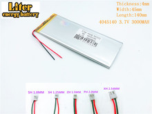 4045140 3000mah 3.7V tablet MID panel lithium polymer battery FOR 3000mah 3.7V 4045140 PLUG polymer rechargeable battery 2024 - buy cheap