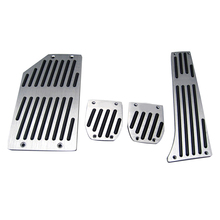 Non-slip accelerator/gas/fuel brake foot rest MT pedal pads Stickers Cover for KIA Sorento K5 K7 2024 - buy cheap