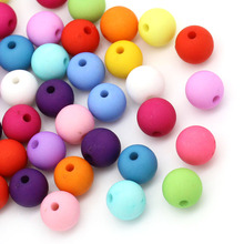 100PCs Acrylic Spacer Beads Round 10mm Dia.( 3/8"),Multicolor Beads For Jewelry Making (Over $100 Free Express) Random Mixed 2024 - buy cheap