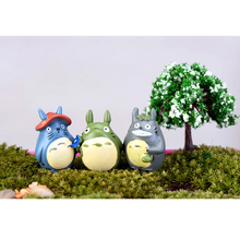 1 Piece Random Cartoon Totoro Miniature Fairy Garden Home Resin Decoration Mini Craft Micro Landscaping Decor Supply 2024 - buy cheap