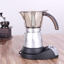 Free Shipping 480W 220V Espresso Italian Mocha Maker Coffee Percolators Electric Moka Pot 2024 - buy cheap