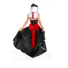 Женский костюм королевы, соблазнительное платье для Хэллоуина, очаровательное платье королевы сердец, M4548 2022 - купить недорого