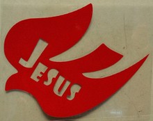 (100 pieces /lot) Wholesale Vinyl JESUS Bird Decals stickers for car / truck /auto Car styling accessories 2024 - buy cheap